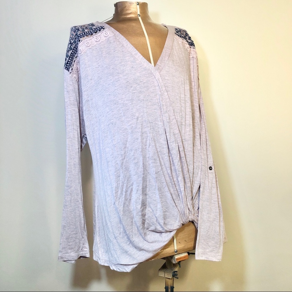 Artesia Light Pink Long Sleeve Top